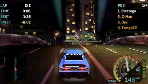 Need for Speed: Underground - Rivals - PSP spill