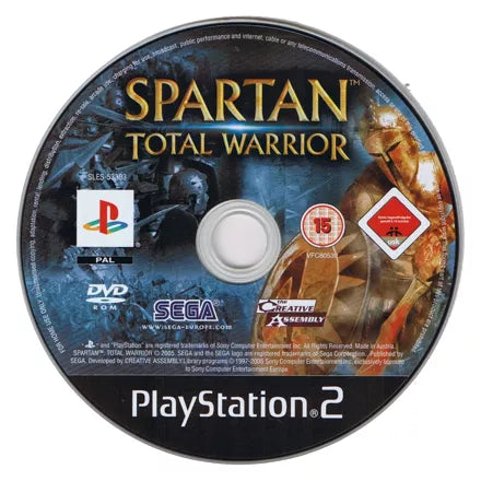 Spartan: Total Warrior - PS2 Spill - Retrospillkongen
