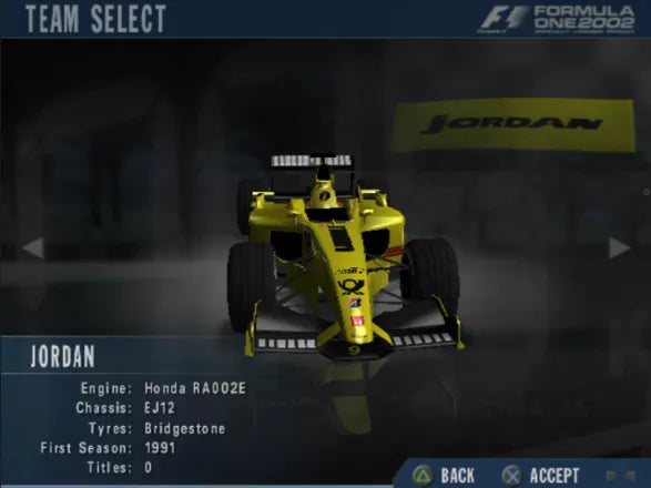 Formula One 2002 - PS2 Spill