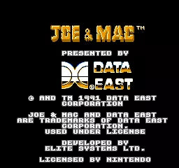 Joe & Mac: Caveman Ninja - NES spill - Retrospillkongen