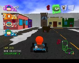 South Park Rally - PS1 spill - Retrospillkongen