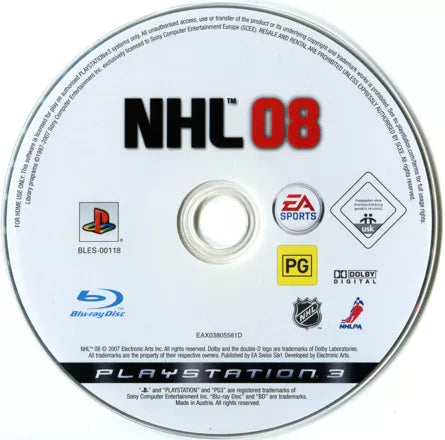 NHL 08 - PS3 spill - Retrospillkongen