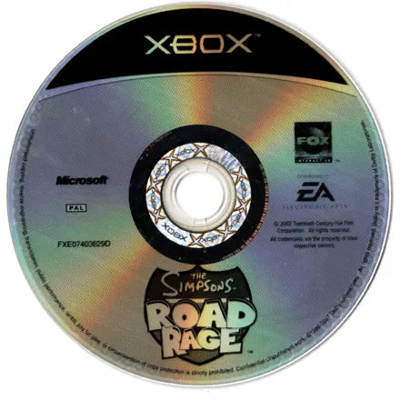 The Simpsons: Road Rage - Xbox spill