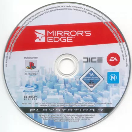 Mirror's Edge - PS3 spill