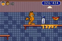 Garfield: The Search for Pooky - GBA spill