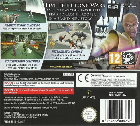 Star Wars: The Clone Wars - Republic Heroes - Nintendo DS spill