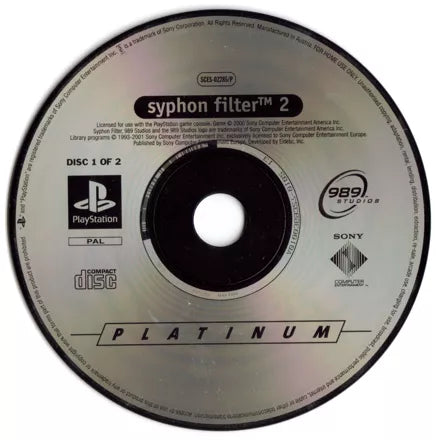 Syphon Filter 2 - PS1 spill - Retrospillkongen