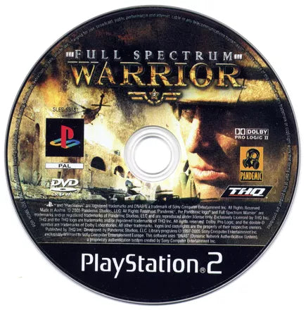 Full Spectrum Warrior - PS2 spill