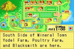 Harvest Moon: More Friends of Mineral Town - GBA spill (NTSC versjon) - Retrospillkongen
