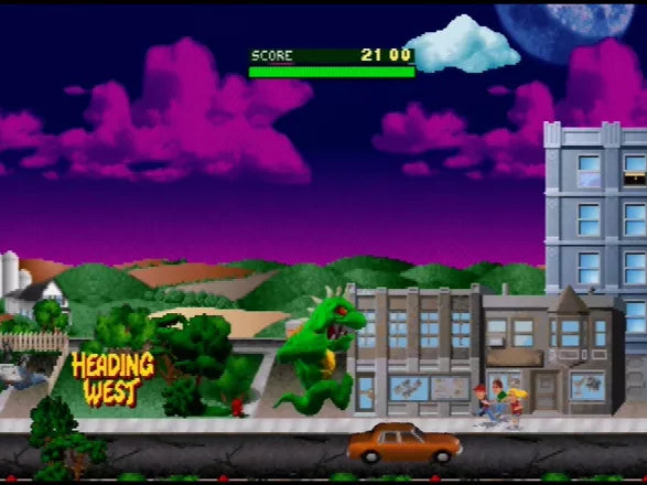Rampage World Tour - N64 spill - Retrospillkongen