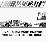 Bill Elliott's NASCAR Fast Tracks - Gameboy spill