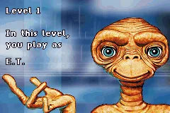 E.T. The Extra-Terrestrial - GBA Spill