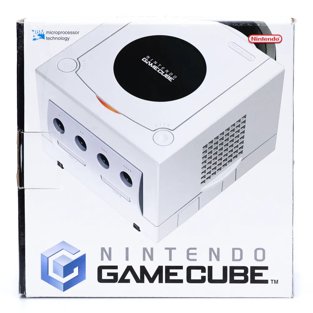 Nintendo GameCube Pearl White Konsoll i Eske - Retrospillkongen