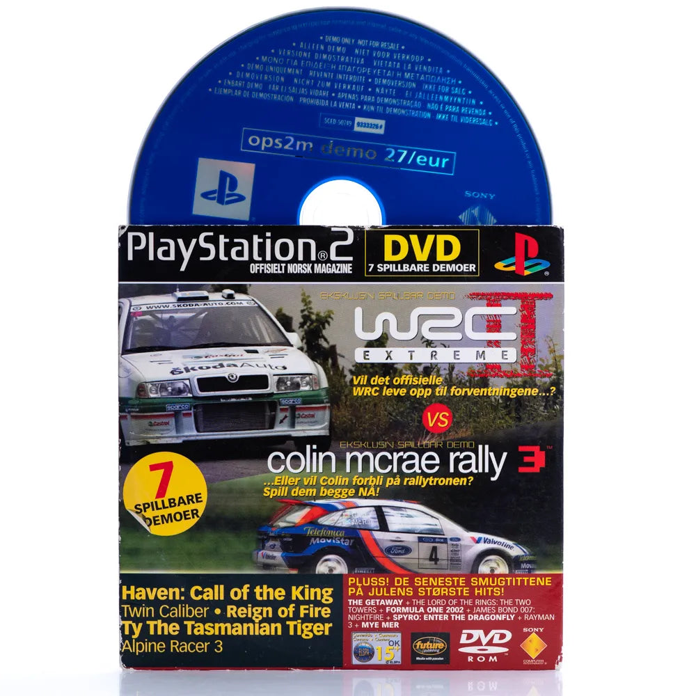 Offisielt Norsk PlayStation 2 Magazine Demo-DVD Nummer 01 / Januar 2003 - PS2 spill - Retrospillkongen