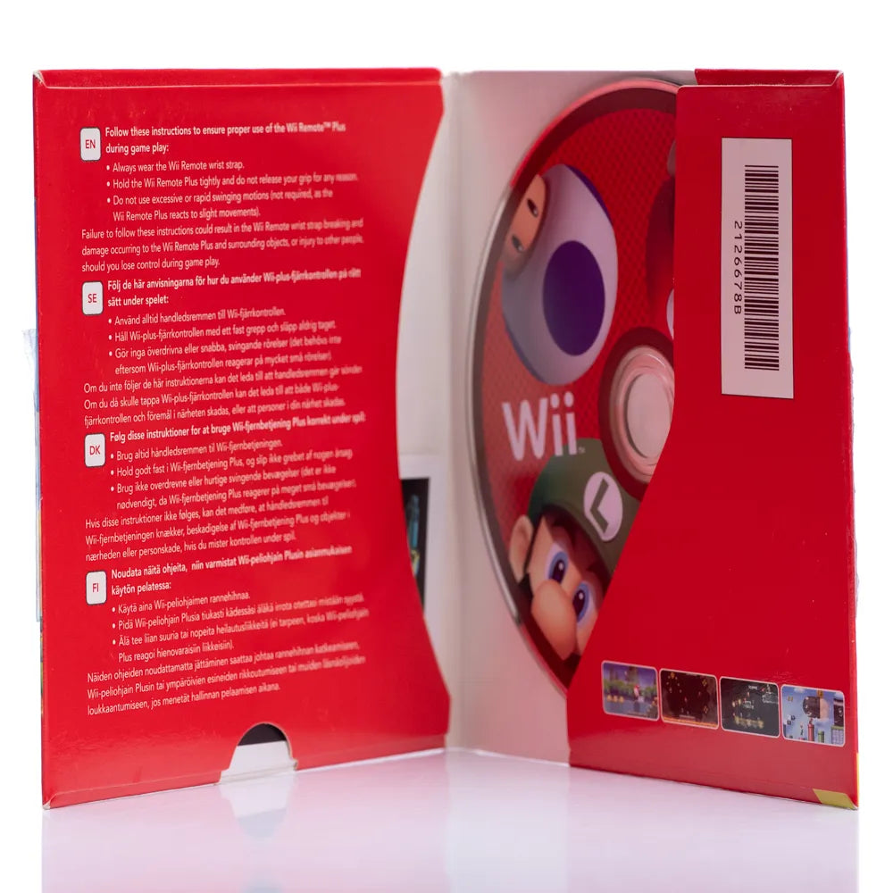New Super Mario Bros. Wii - Wii spill (Papp-cover) - Retrospillkongen