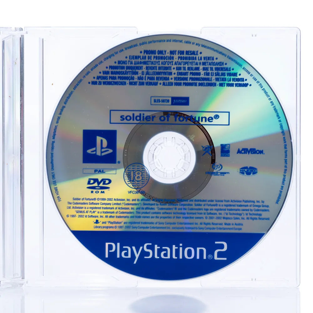 Soldier of Fortune (Promo) - PS2 spill - Retrospillkongen