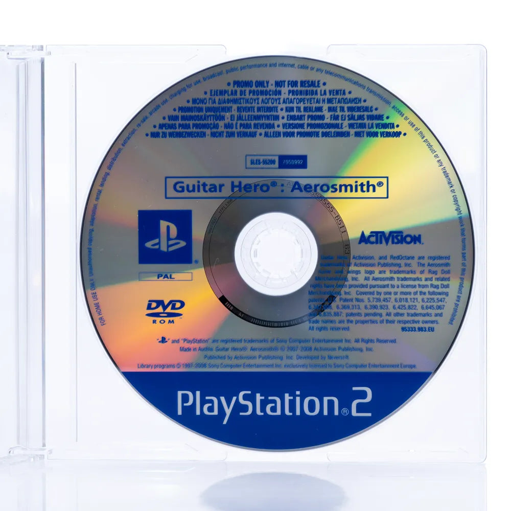 Guitar Hero: Aerosmith (Promo) - PS2 spill - Retrospillkongen