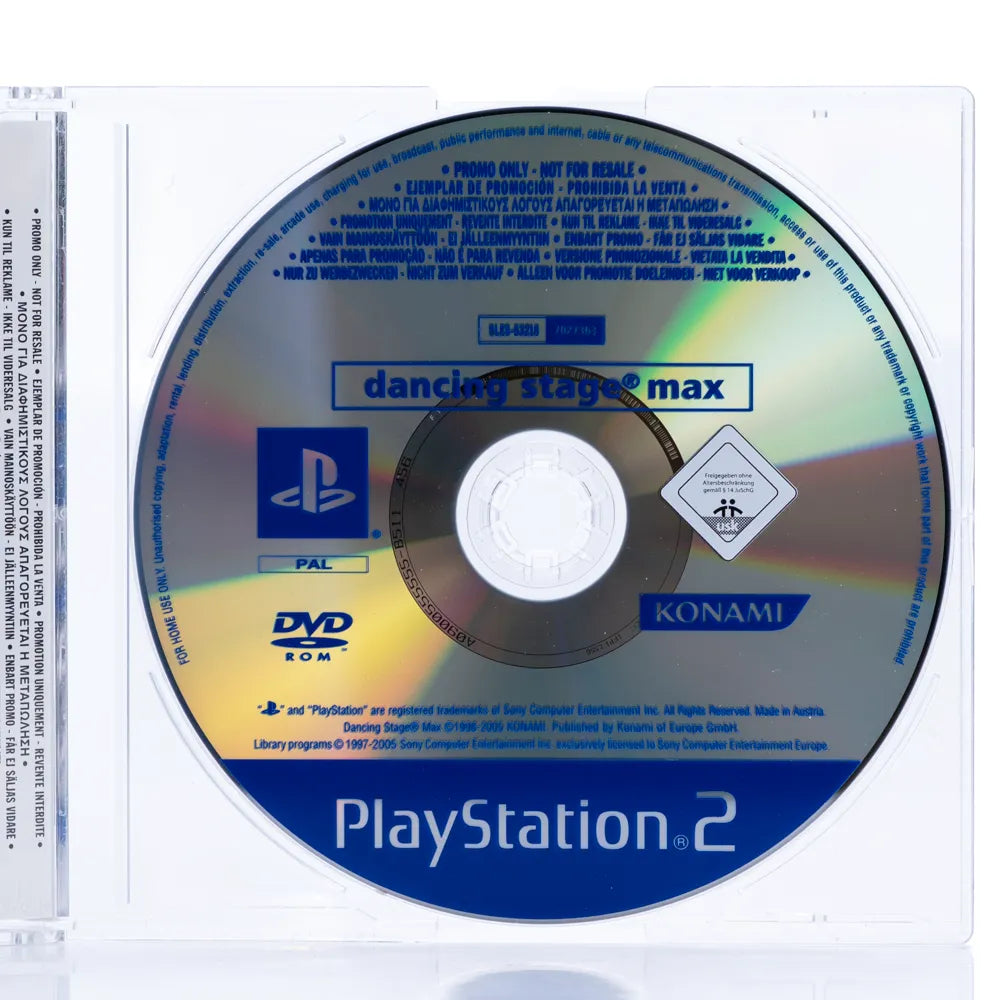 Dancing Stage Max (Promo) - PS2 spill - Retrospillkongen