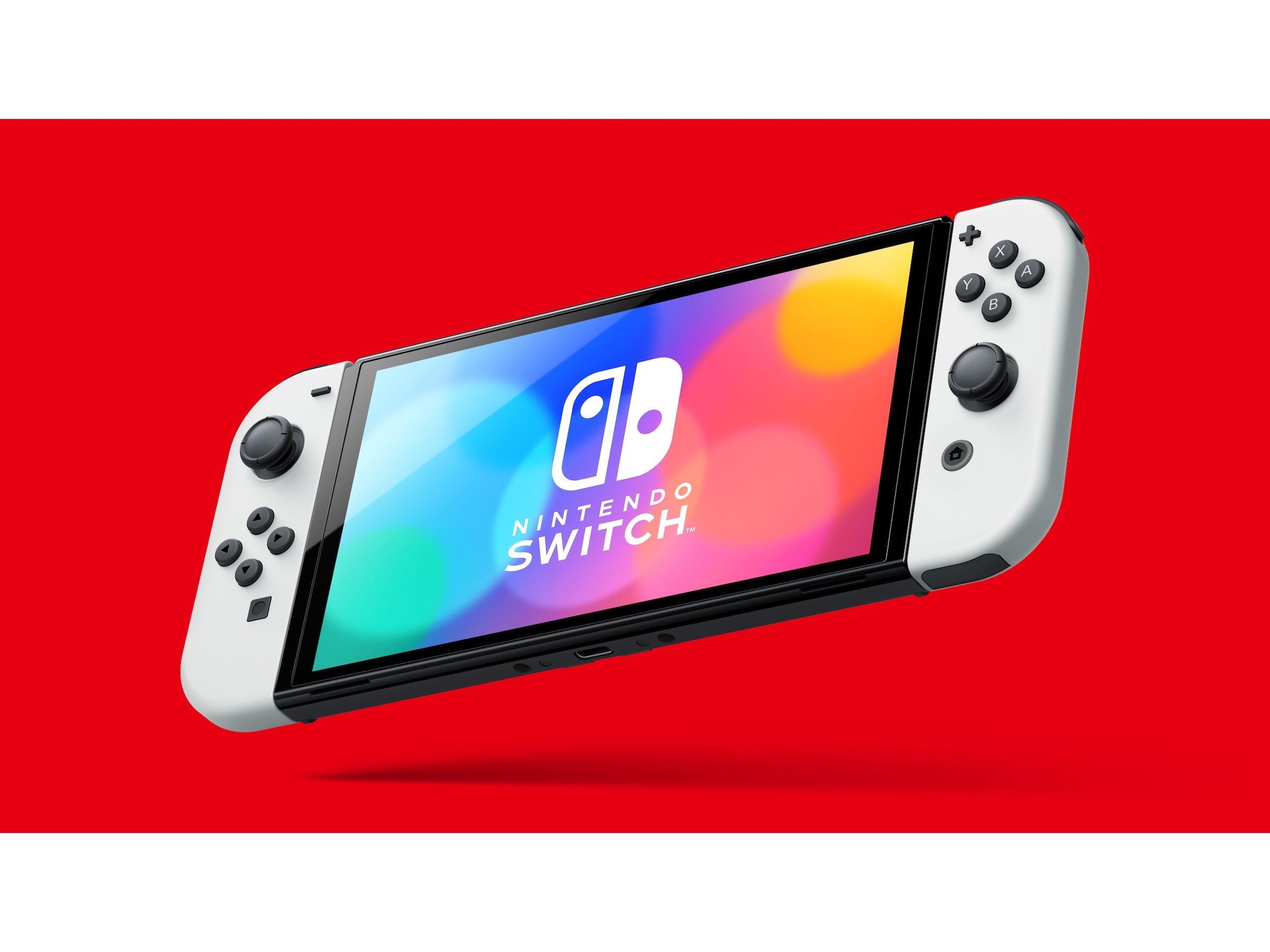 Nintendo Switch OLED spillkonsoll Hvit Komplett i Eske - Retrospillkongen