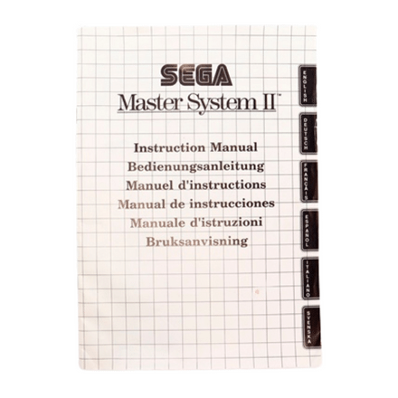 Sega Master System II Bruksanvisning - Tilbehør - Retrospillkongen