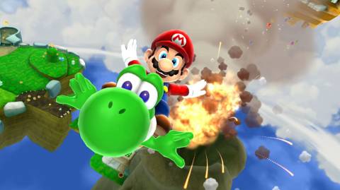 Super Mario Galaxy 2 i Eske + Tutorial DVD - Wii spill - Retrospillkongen