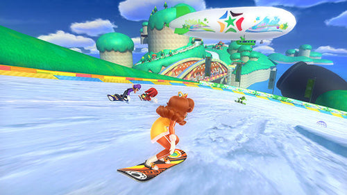 Mario Sonic at the Olympic Winter Games Sochi 2014 Wii U Spill
