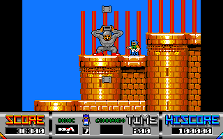 Bionic Commando - NES spill - Retrospillkongen