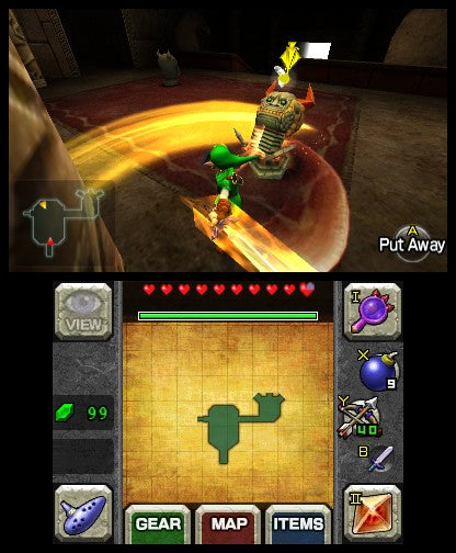The Legend of Zelda Ocarina of Time 3D Select - Nintendo 3DS spill - Retrospillkongen