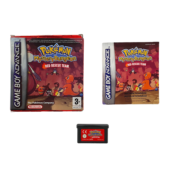 Pokemon Mystery Dungeon Red Rescue Team i Eske - Nintendo Gameboy Advance spill - Retrospillkongen