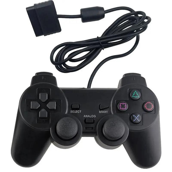 Kablet PS2 Gamepad Kontroll for PlayStation 2 - Tilbehør - Retrospillkongen