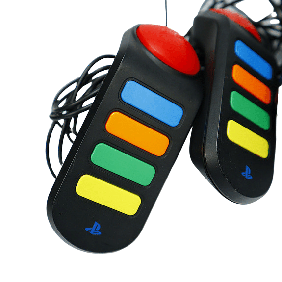Sony Playstation 2 PS2 Buzz! Buzzer 4 Kontrollere - Tilbehør - Retrospillkongen