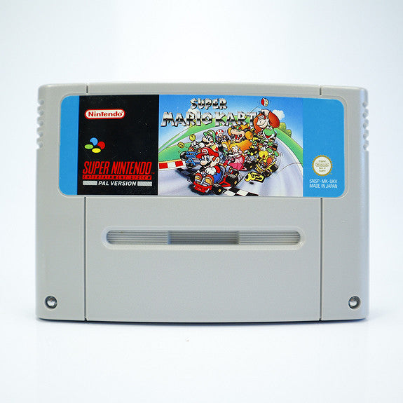 Super Mario Kart - Nintendo (SNES) spill Komplett i eske - Retrospillkongen