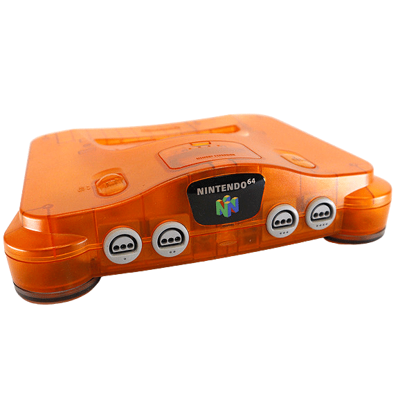 Nintendo 64 Funtastic Fire Orange Konsoll pakke - Retrospillkongen
