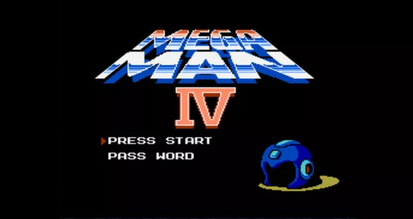 Mega Man 4 - NES spill - Retrospillkongen