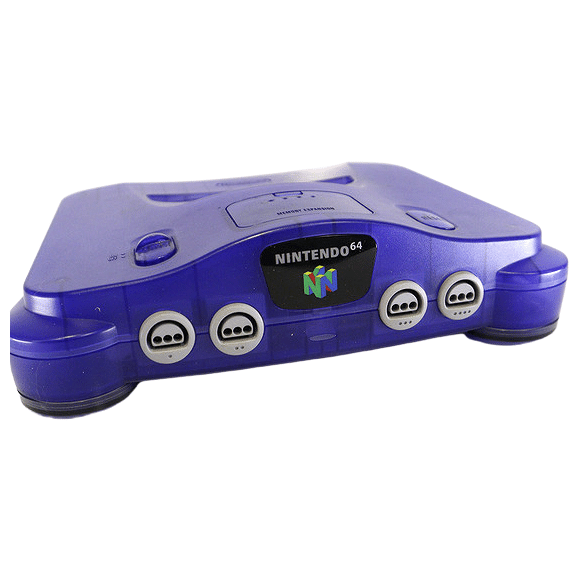 Nintendo 64 Funtastic Grape Purple Konsoll pakke - Retrospillkongen