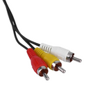 Lyd og Video AV-kabel til Playstation 1, 2 og 3 - Retrospillkongen