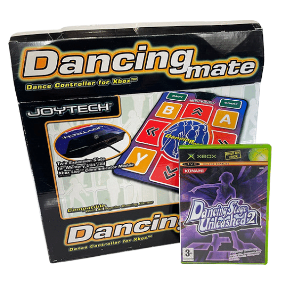 Dancing Stage 2 med dansematte - Dancing Mate - Microsoft Xbox spill - Retrospillkongen