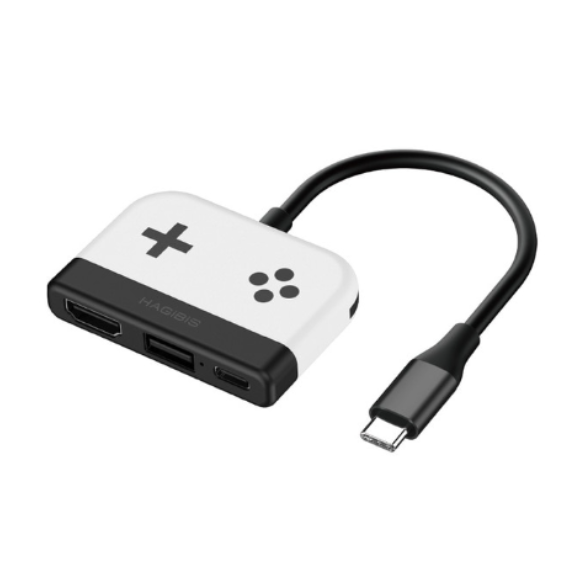 Nintendo Switch Dock 4k kompatibel TV adapter USB 3.0 - Retrospillkongen