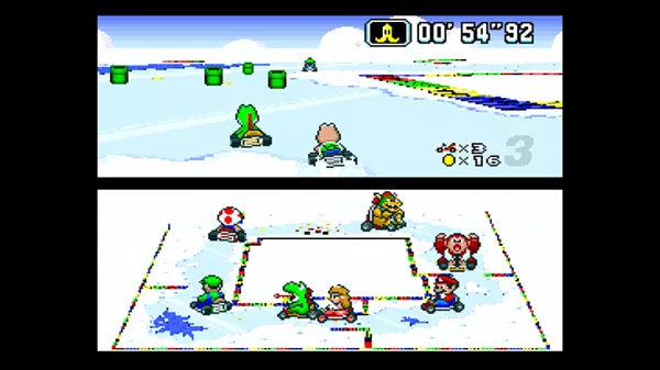 Super Mario Kart - SNES spill (US, Canada) | For display only i Eske - Retrospillkongen