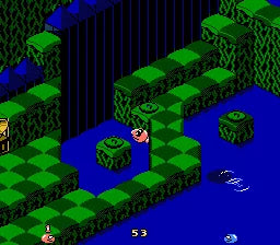 Snake Rattle N Roll - NES spill - Retrospillkongen