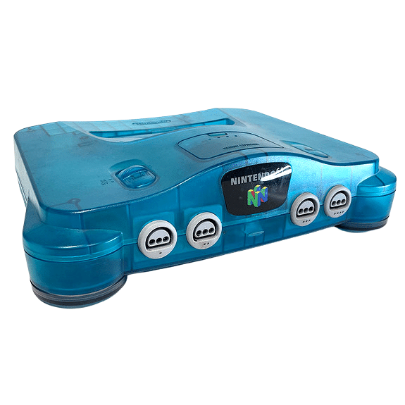 Nintendo 64 Funtastic Ice Blue Konsoll pakke - Retrospillkongen