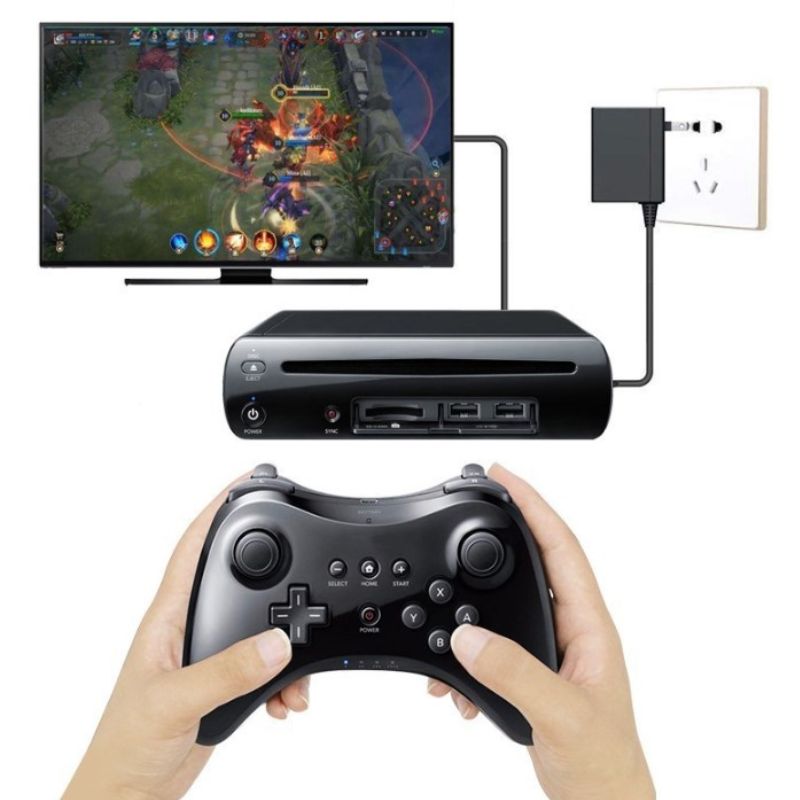 Pro Gamepad Kontroller for Nintendo Wii U - Retrospillkongen