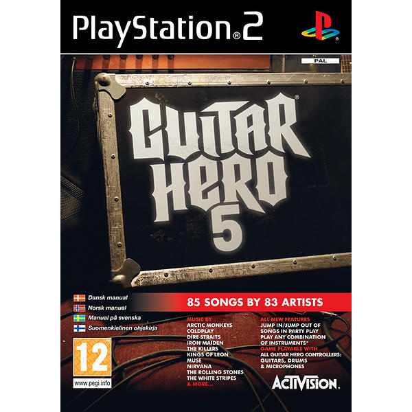Guitar Hero 5 - PS2 spill - Retrospillkongen