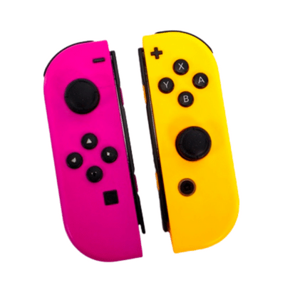 Nintendo Switch Joy-Con, Neonlilla/Neonoransje - Nintendo Switch Tilbehør - Retrospillkongen