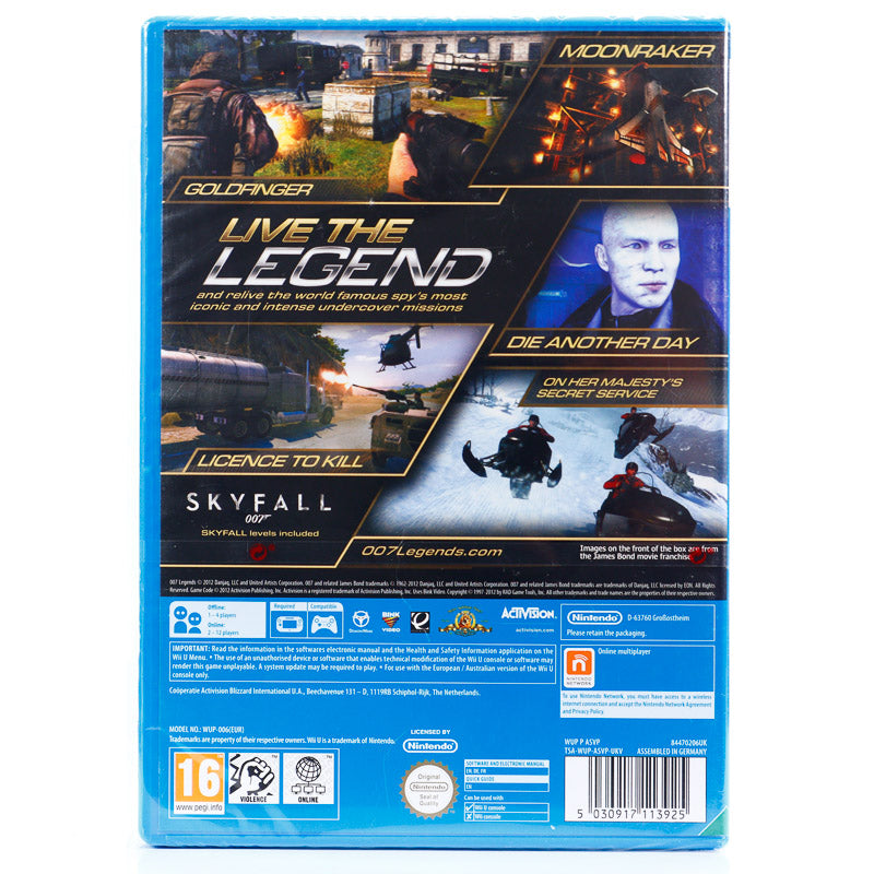 007 Legends (Forseglet) - Wii U spill - Retrospillkongen