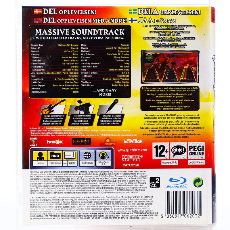 Guitar Hero World Tour - PS3 spill - Retrospillkongen