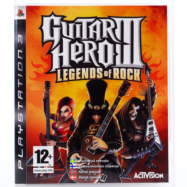 Guitar Hero III: Legends of Rock - PS3 spill - Retrospillkongen
