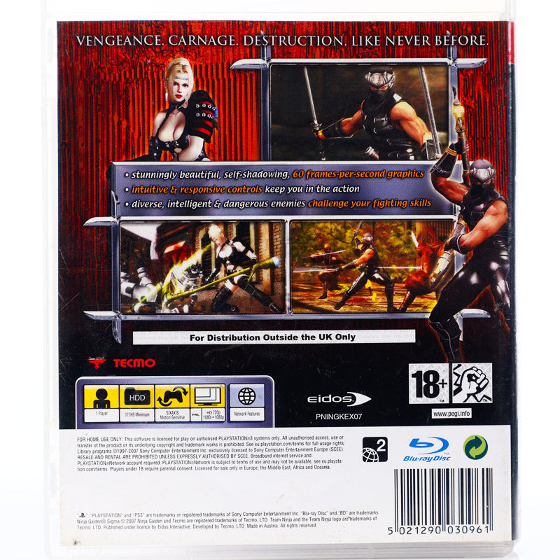 Ninja Gaiden Sigma - PS3 spill - Retrospillkongen
