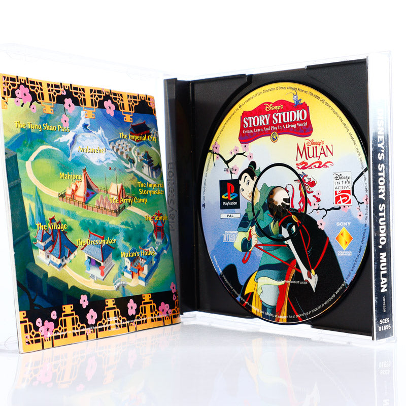 Disney's Story Studio Mulan  - PS1 spill - Retrospillkongen
