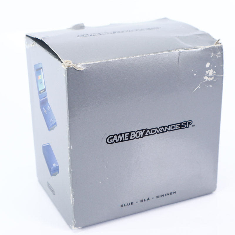 Gameboy Advance SP Cobalt Blå AGS-001 i Eske - Retrospillkongen